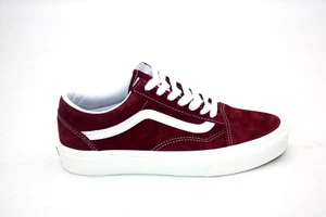 Vans Old Skool Unisex Shoes PIG SUEDE POMEGRANATE/WHITE VN0A38G19G8 SKATEBOARD - Picture 1 of 9