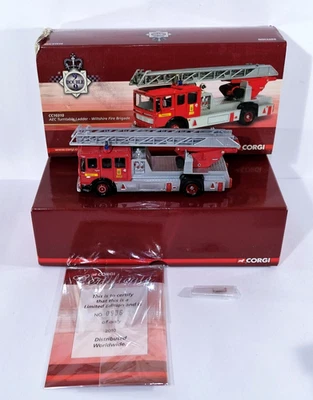 Corgi CC10310 AEC Turntable Ladder Fire Engine 1:50 Wiltshire Diecast Truck  K7 - Image 1 of 4