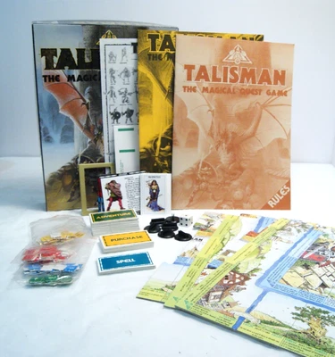 VTG Talisman The Magical Quest Game 2nd Edition 1985 Board Game 100% COMPLETE  - Image 1 of 4