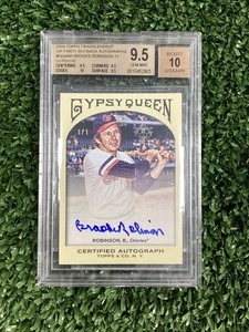 Brooks Robinson 2018 Topps VIP Buyback ‘11 Gypsy Queen Auto One Of One BGS 9.5 - Picture 1 of 2