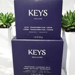 Cleansing Balm Keys Soulcare Nourishing + Skin Transformation Cream New Sealed - Picture 1 of 7