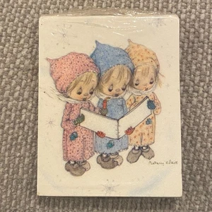 Vintage Betsey Clark Hallmark selbstklebende Etiketten Weihnachtslieder NEU - Bild 1 von 5