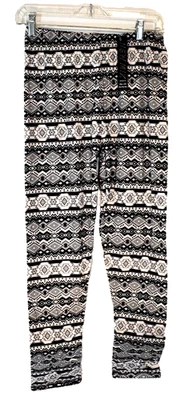 Mujer NUEVO MIX Leggings Estampado Negro/Blanco Talla Grande Plus Foto 1 de 4