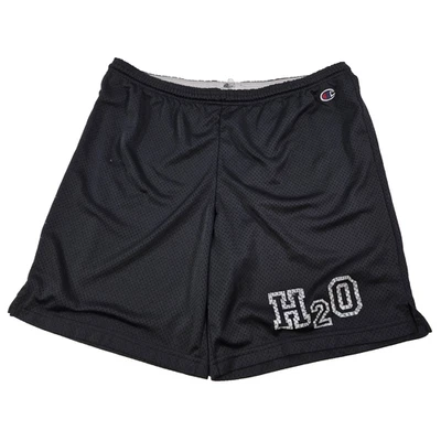 Pantalones Cortos Vintage Champion Para Hombre Grandes Negros H2O Cordón Elastizados Gimnasio Activo Años 90 Foto 1 de 4