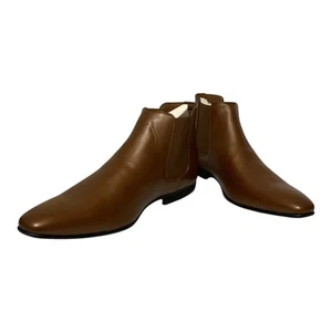 New Julius Marlow Boots Oliver Slip On Gusset Men Sz 14AU Formal Dress Work Tan - Picture 1 of 15