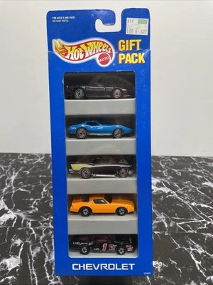 Hot Wheels 1993 - Chevrolet paquete de regalo de 5 autos #12403 nuevo sin abrir sellado de colección 1:64 Foto 1 de 4