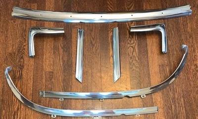 1963 1964 Ford Galaxie Mercury Monterey Stainless Windshield Trim Convertible - Image 1 of 4