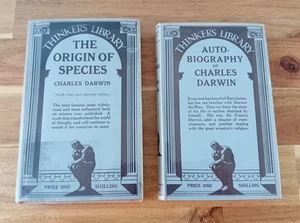 Thinker's Library Origin of Species & Autobiography of Charles Darwin 1929 - Picture 1 of 19