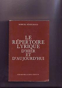 das lyrische Repertoire von gestern und heute - Billaudot Gerard Verlag - Bild 1 von 1