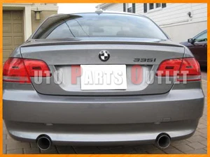 #354 Titan Silver M3 Look Trunk Spoiler Lip For 07-13 BMW E92 3-Series Coupe - Picture 1 of 1