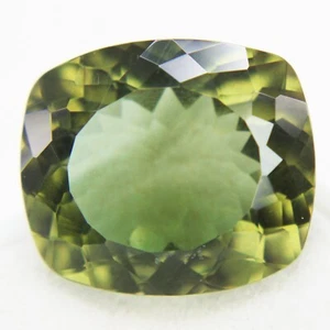 Natural Demantoid Garnet Green 15+ Ct Cushion Shape Loose Gemstones Certified - Picture 1 of 8
