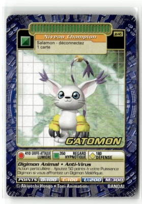 Digimon Digi Battle - Gatomon Jd-145 - French - Image 1 of 2