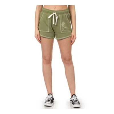 Pantalones Cortos Hurley Para Mujer S Verde Oliva Cómodos Cordón Palmera Juniors Foto 1 de 4