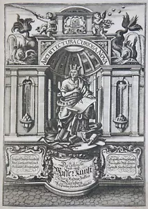ARCHITEKTUR WASSERBAU CURIOSA NOVA ADELSBESITZ SAMMELBAND 4 TEILE KOMPLETT 1644 - Picture 1 of 12