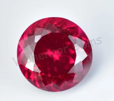 Natural Pyrope Garnet 7.55 Ct Round AGL Certified Mozambique Loose Gemstone - Image 1 of 4
