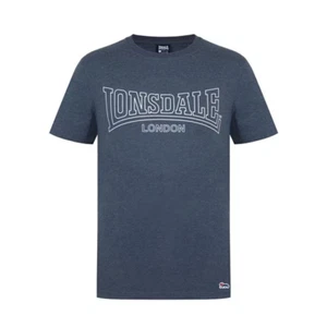 Mens t-shirt Lonsdale Charcoal size large - Picture 1 of 5