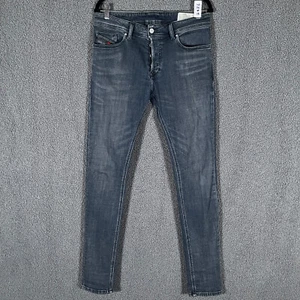 Diesel Sleenker Slim Skinny Button Fly Jeans - Men's Size 32*32 - Blue - Picture 1 of 10