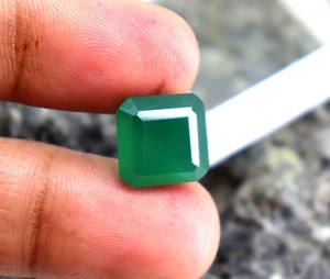 Certified Green Beryl(Bixbite) Loose Stone Natural Beryl Radiant Cut Stone 6Ct - Picture 1 of 8