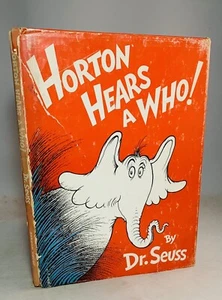 Horton Hears A Who-Dr. Seuss-VERY RARE Early Printing!-Original Dust Jacket-1954 - Picture 1 of 24