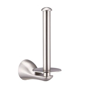 Soporte vertical para inodoro/papel tejido níquel satinado Maxim Bath Hardware #48598 - Imagen 1 de 1
