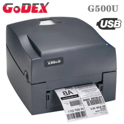 GODEX G500U 203dpi USB Thermal Transfer & Direct Thermal Lable Barcode Printer - Bild 1 von 4