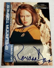 Star Trek Voyager Closer To Home A8 Roxann Dawson as B'elanna Autographed