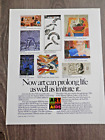 1988 PRINT AD, "Art Against Aids", Art Can Prolong Life As Well As Imitate It