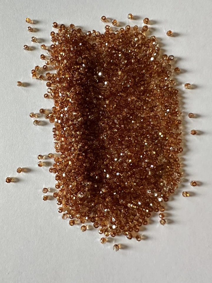 1350pcs SWAROVSKI  2mm “Crystal Copper” #5000 Round Beads - Image 1 of 1