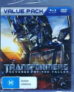 TRANSFORMERS Revenge Of The Fallen BLU-RAY + DVD Value Pack NEW/SEALED Free Post - Picture 1 of 2