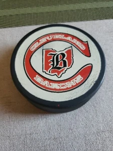 NHL The Cleveland Barons Vintage 1976-78 Hockey Puck Now Defunct Team - Picture 1 of 5