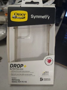 Otterbox Samsung Galaxy S21 FE 5G Cases Symmetry Series - Clear Stardust Glitter - Picture 1 of 3