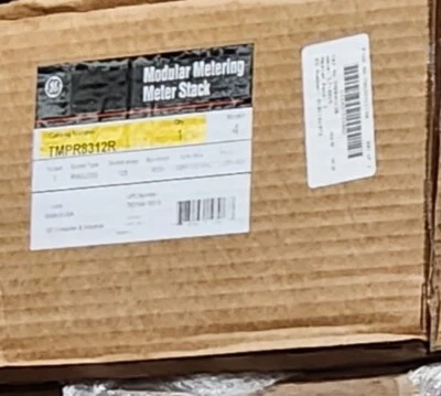 GE TMPR8312R Model 4, 3 Socket Ringless Metering Branch Panel 125A Bus 800 NEW - Image 1 of 2