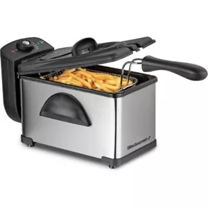 Electric Immersion Deep Fryer Removable Basket Adjustable Temperature - Picture 1 of 7