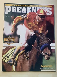 1999 Preakness Stakes Program Charismatic Winner Horse Racing Chris Antley - Picture 1 of 2