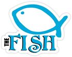 The fish sticker decal 5" x 4"