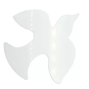 Forma fustellata - COLOMBA misura 2,5" e 5,0" in 12 colori metallizzati #6240 - Foto 1 di 23