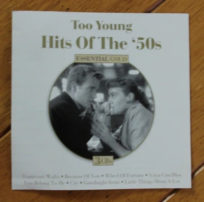 TOO YOUNG HITS OF THE 50's [USED CD] 3 DISC SET 2005 DYNAMIC VARIOUS Foto 1 de 4