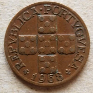 Portugal 1968 20 Centavos coin - Picture 1 of 2
