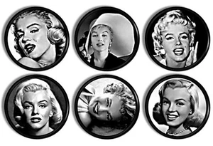 Marilyn Monroe Cabinet Knobs – Retro Pinup Glam Drawer Pulls (6pc Set) Hollywood - Picture 1 of 4