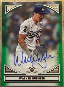 Autógrafo Topps Definitive Walker Buehler 2022 imágenes definitorias verdes 2/10 - Imagen 1 de 2