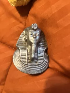 Vintage King Tut Brass Belt Buckle Tutankhamen 1970’s Retro Old Little Wear - Picture 1 of 4