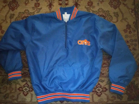 Vintage 1991 Cleveland Cavaliers Chalk Line Pull Over Jacket USA - Large LN Cover