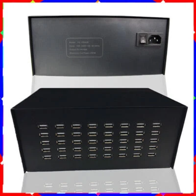 40-port USB charging station Max output power 200W 5V/40A hub 100-240V~4A50-60Hz - Image 1 of 4