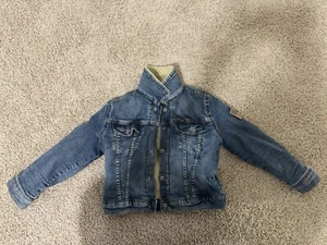 Kids Denim Polo jacket - Picture 1 of 5