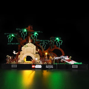 Juego de luces LED para LEGOs Dagobah Jedi Training Diorama 75330 - Imagen 1 de 7
