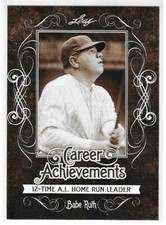 2016 LEAF CAREER ACHIEVEMENTS #CA-08 Babe Ruth MLB NY Yankees MINT