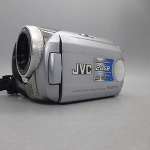 JVC GZ-MG21EK Handheld High Definition Hard Drive Camcorder Silver Tested - Picture 1 of 8