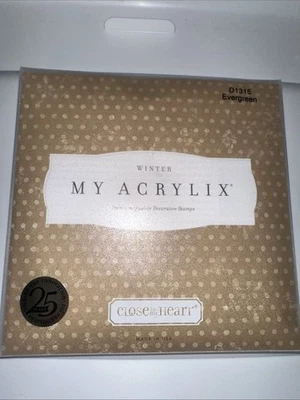 Estampillas Cerca de Mi Corazón My Acrylix Invierno Evergreen D1315 Árboles Nuevas Foto 1 de 2