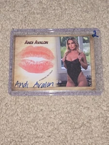 Andi Avalon Autograph Signed Kiss Card Collectors Expo Model #2 - Picture 1 of 2