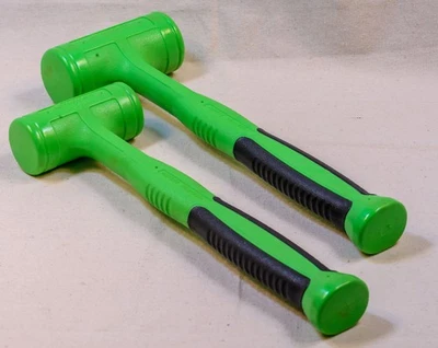 Herramientas Snap-on HBFE24 y HBFE32 NUEVO VERDE 24 oz y 32 oz agarre suave martillo soplado muerto Foto 1 de 4